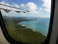 voyage vacances caledonie ile des pins vue du ciel